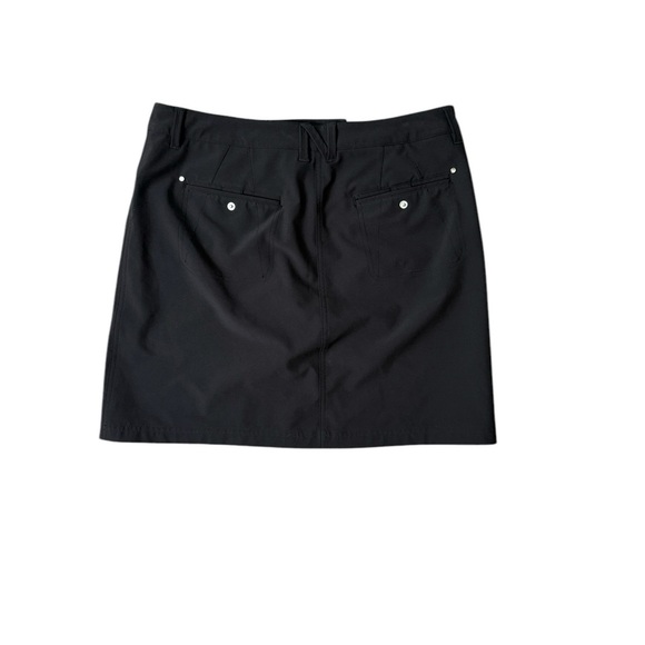 Nivo by Lancto Golf Marika Skort Black Mini Skirt Size 8 - Picture 2 of 7